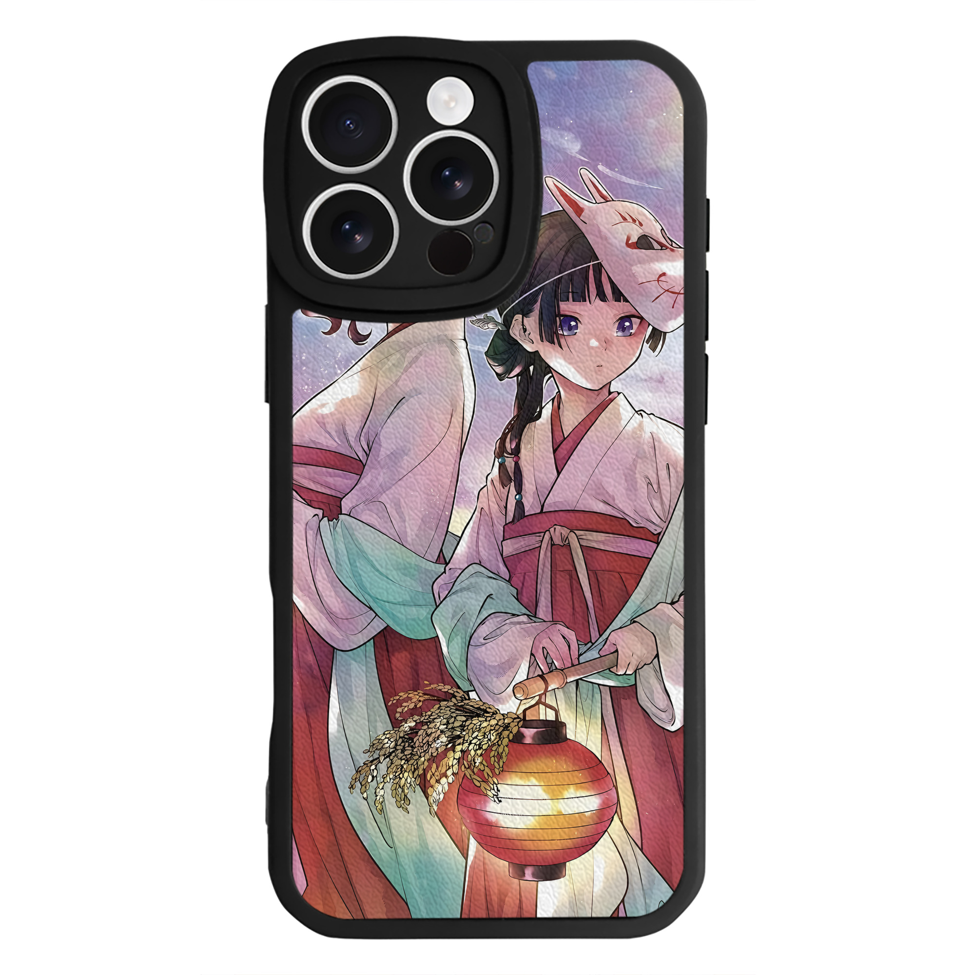 （画像用） 薬屋のひとりごと The Apothecary Diaries 【iPhone 16シリーズ対応】シリコンスマホケース（レザー調） 材質：シリコン